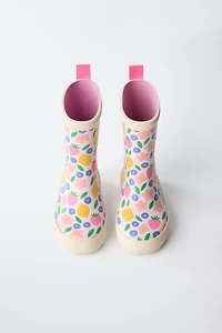 PRINTED RAIN BOOTS