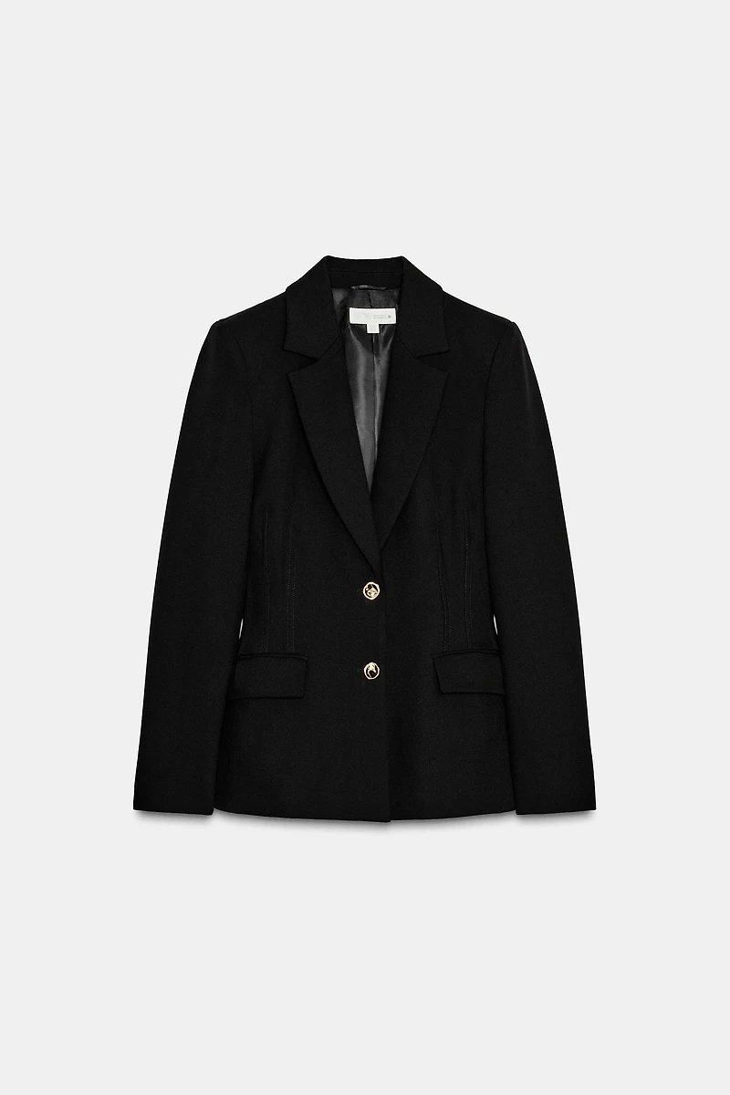 TAILORED SHOULDER PAD BLAZER