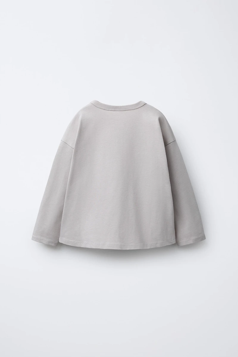 EMBROIDERED TEXT T-SHIRT