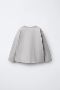 EMBROIDERED TEXT T-SHIRT