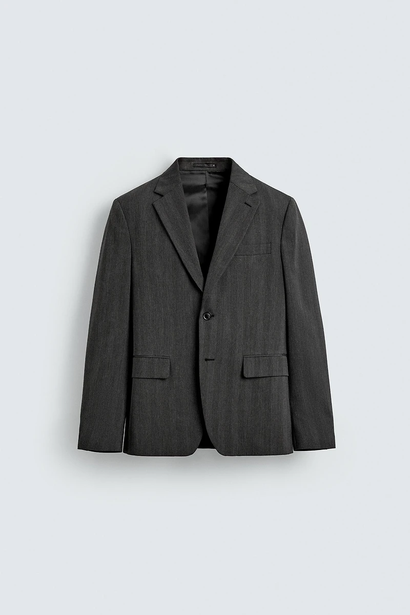 HERRINGBONE SUIT BLAZER