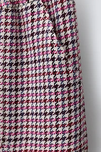 PANTALON WIDE LEG STRUCTURÉ PIED-DE-POULE