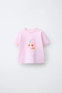 T-SHIRT BRODÉ CERISES