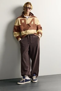 RELAXED FIT WASHED SWEATPANTS