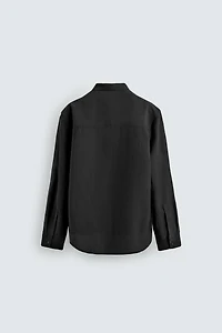 CHEMISE FLUIDE COL BANDE