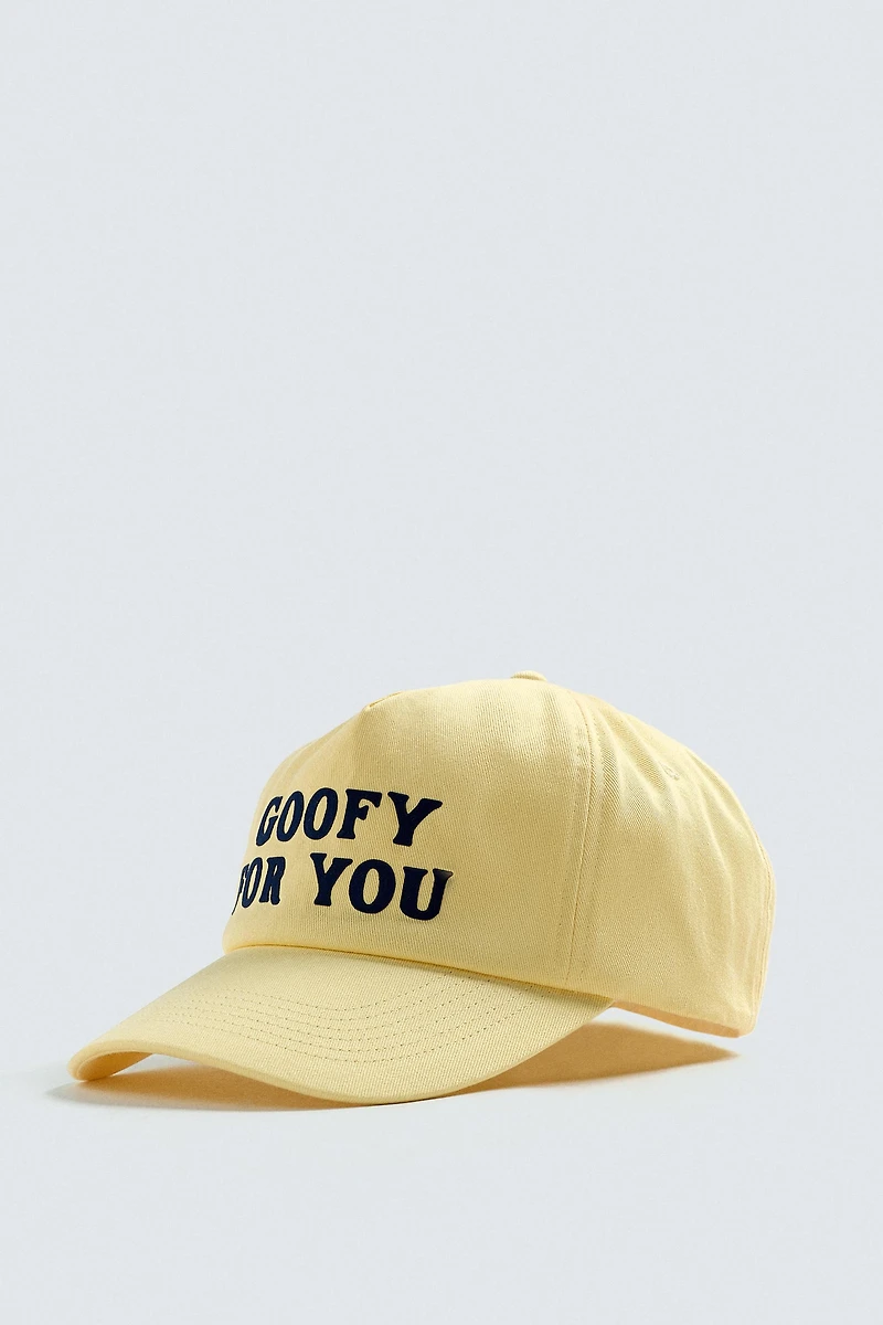CASQUETTE INSCRIPTION HARRY LAMBERT FOR ZARA X DISNEY