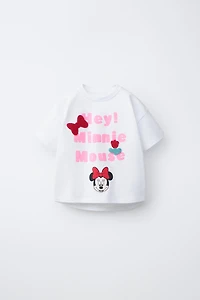 T-SHIRT NŒUDS POINTS CROCHET MINNIE MOUSE © DISNEY
