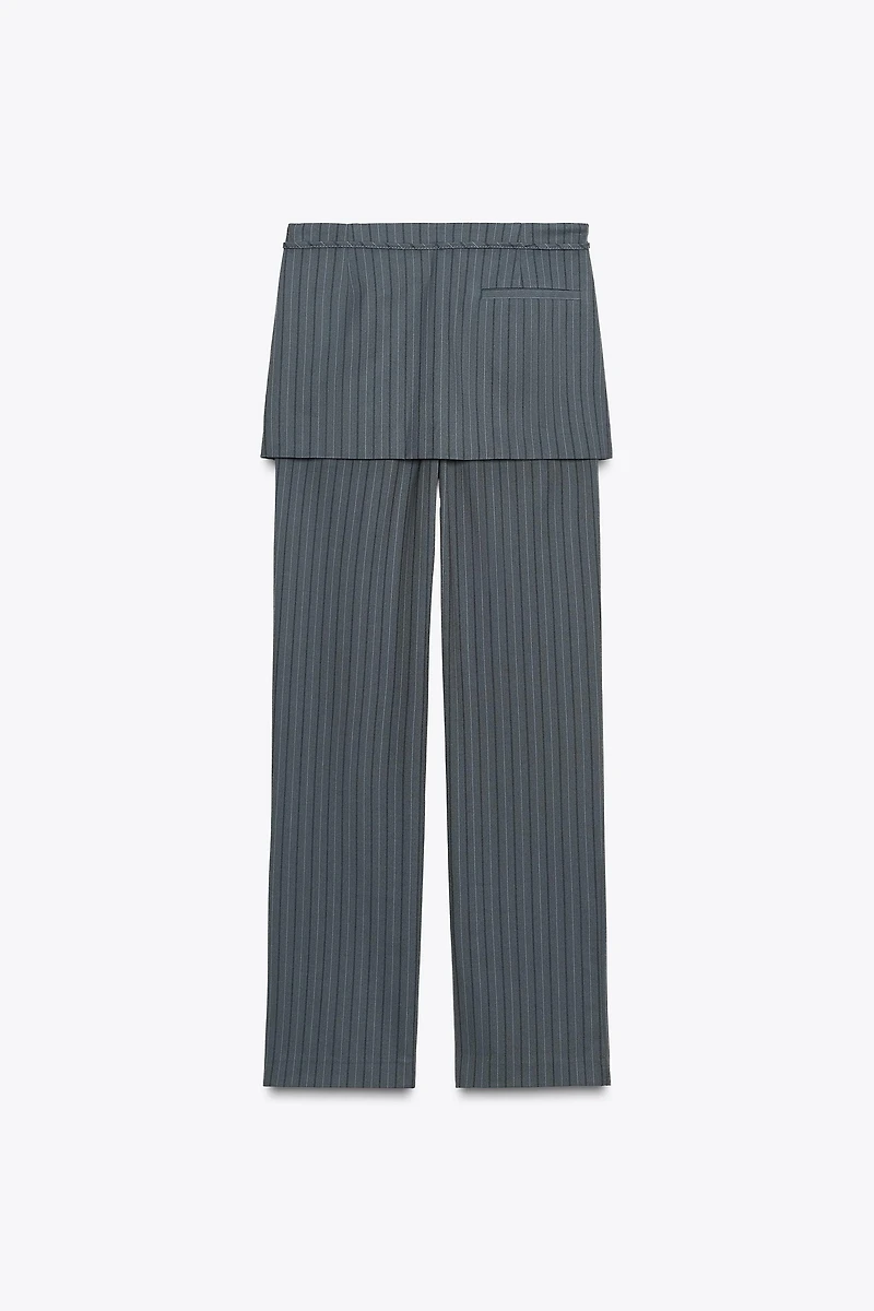 PANTALON-JUPE À RAYURES TENNIS