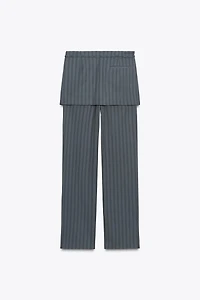 PANTALON-JUPE À RAYURES TENNIS