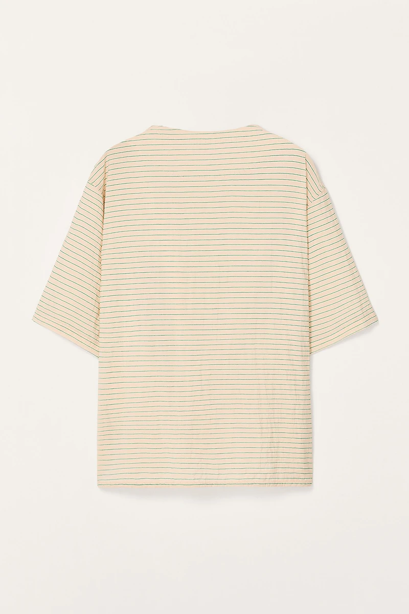 LIMITED EDITION FLOWY STRIPED T-SHIRT