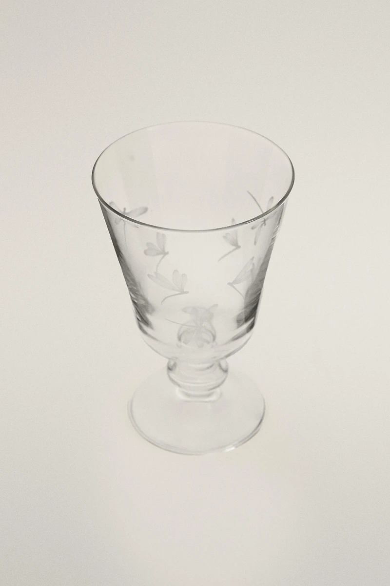VERRE À VIN LIBELLULE