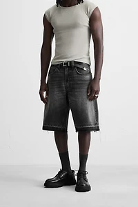 BAGGY FIT DENIM SHORTS