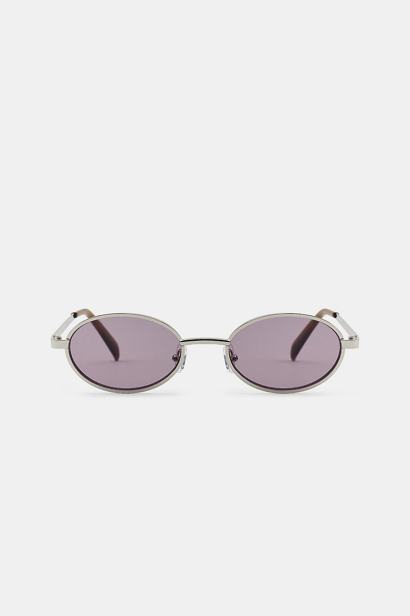 OVAL METAL SUNGLASSES