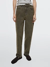 Mid-rise balloon fit jeans