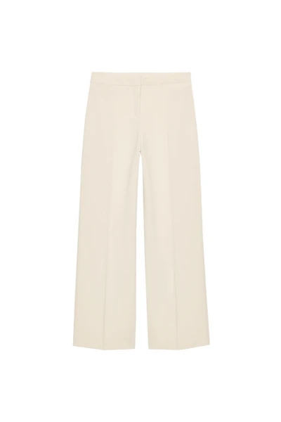 HIGH-WAISTED STRAIGHT LEG PANTS