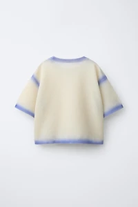 HAUT À MANCHES COURTES FINITIONS TIE DYE