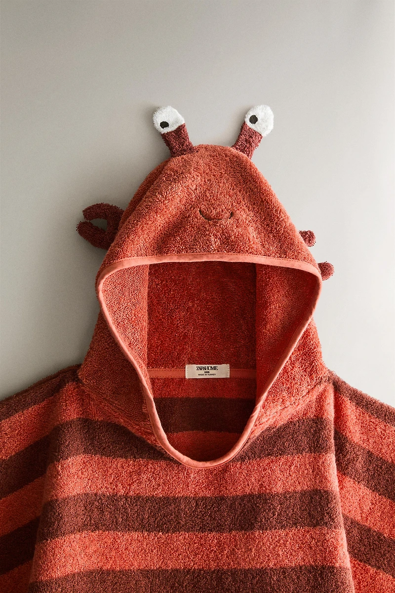 KIDS' LOBSTER BEACH PONCHO
