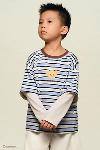 BUTTERBEAR © STRIPED T-SHIRT