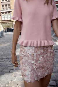 SEQUIN MINI SKIRT