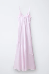 SATIN EFFECT DRESS