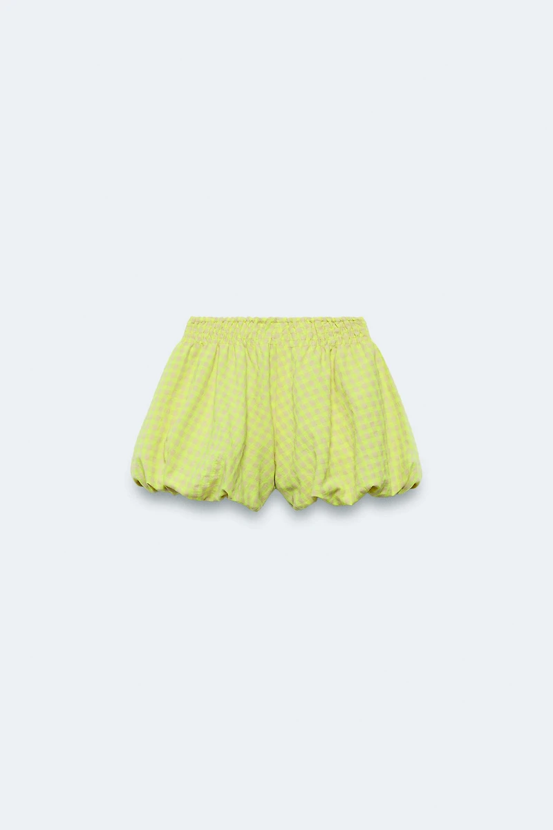 2-14 YEARS/ GINGHAM BLOOMER SHORTS LIMITED EDITION