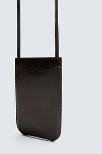 LEATHER CROSSBODY BAG