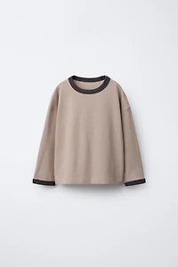 TWO-PACK OF PLAIN T-SHIRTS WITH CONTRAST TRIM