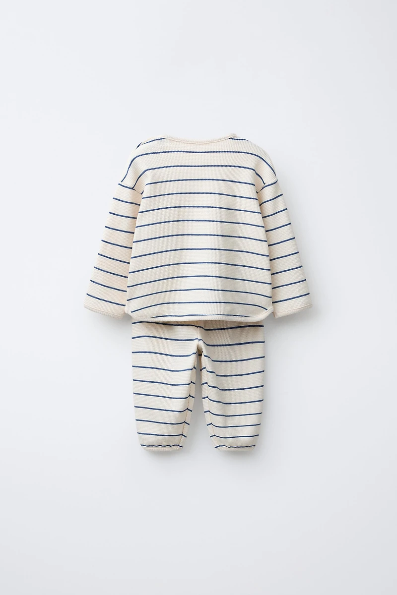 WAFFLE SHIRT AND JOGGER SET WAYAS