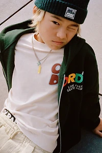 RAISED TEXT PRINT T-SHIRT