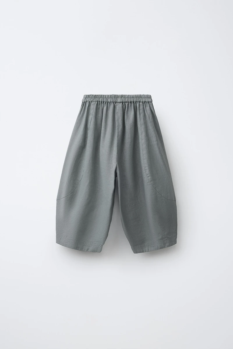 100% LINEN BALLOON PANTS