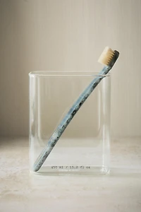 VERRE BROSSE À DENTS BOROSILICATE LETTRES