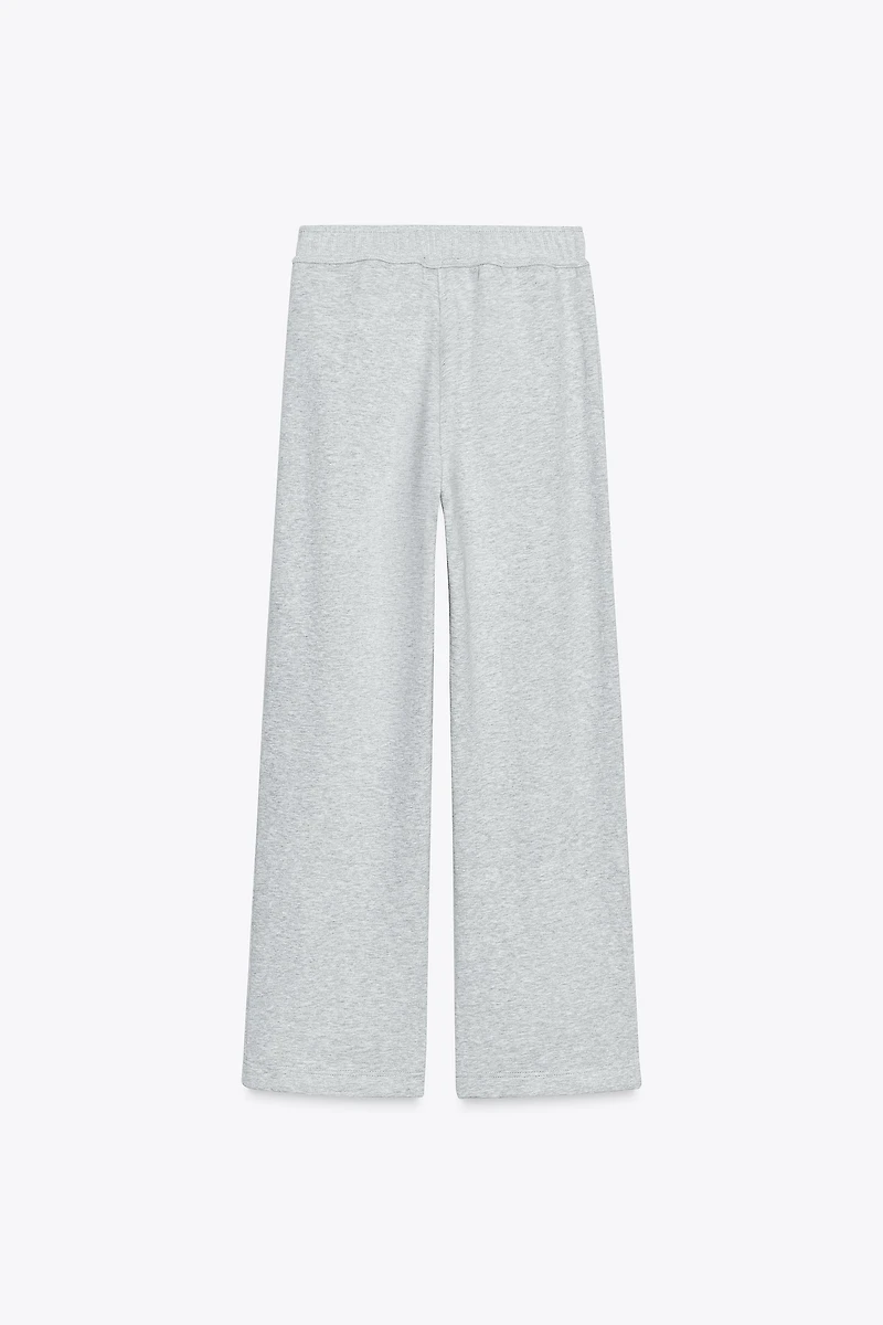 PANTALON EN MOLLETON BASIQUE