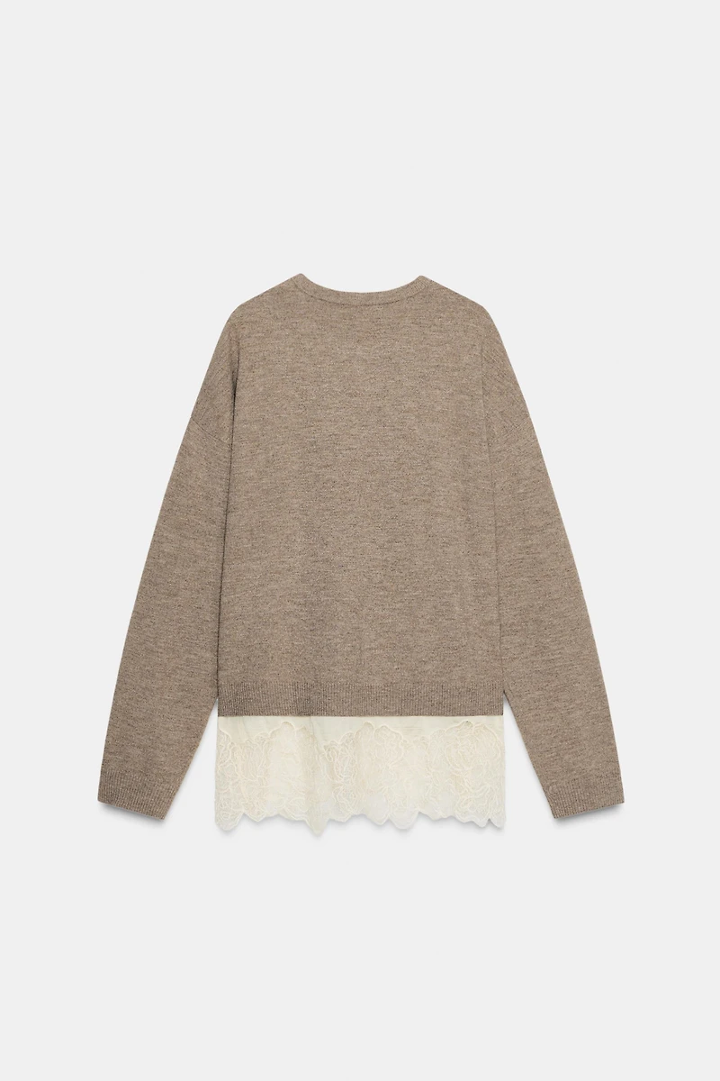 COMBINATION KNIT JUMPER
