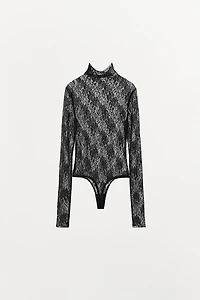 LONG SLEEVE LACE BODYSUIT