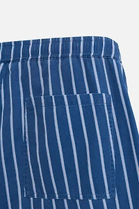 STRIPED RELAXED FIT PANTS