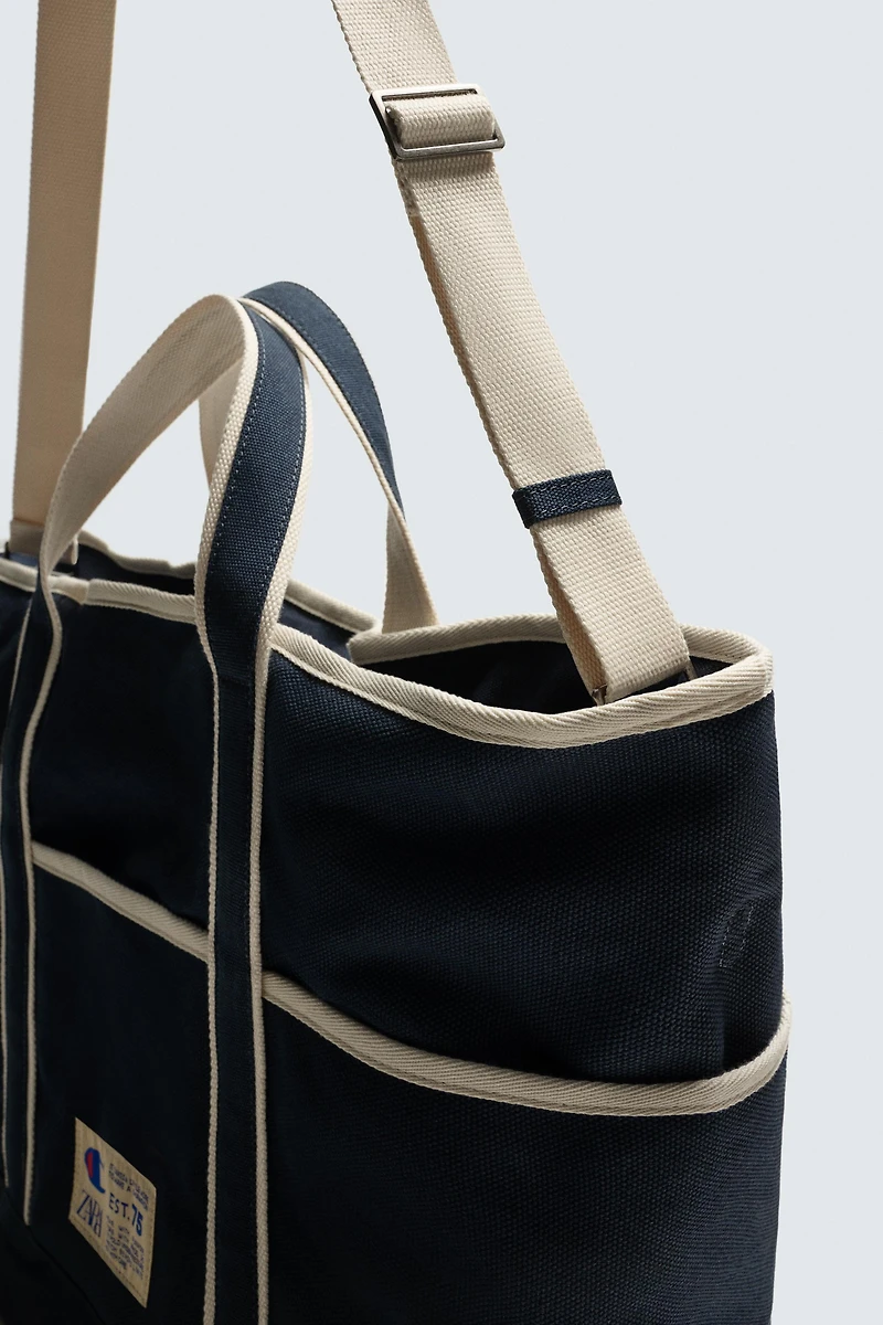 SAC SHOPPER EN TISSU CHAMPION ® X ZARA
