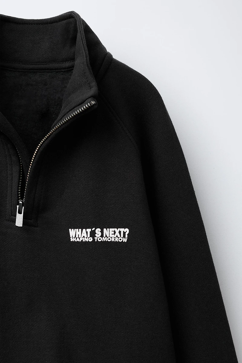 ZIP-UP SWEATSHIRT AND JOGGER PANTS WITH LABELS SET