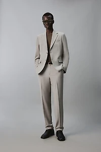BLAZER REGULAR FIT COSTUME STRUCTURÉ