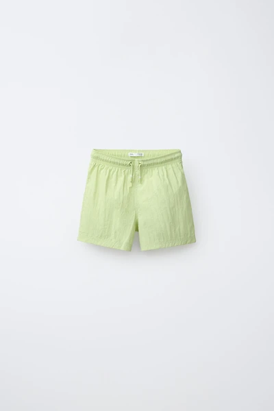 AGES 6-14 / PLAIN SWIM SHORTS