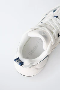 METALLIC MESH SNEAKERS