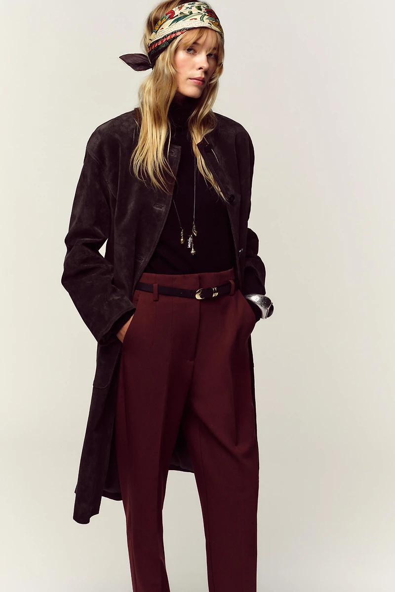 PANTALON TAILLE HAUTE CEINTURE