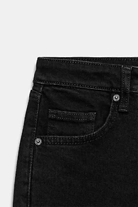 TRF HIGH-WAIST CROPPED FLARE JEANS