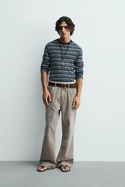 PANTALON FLARE EN VELOURS CÔTELÉ