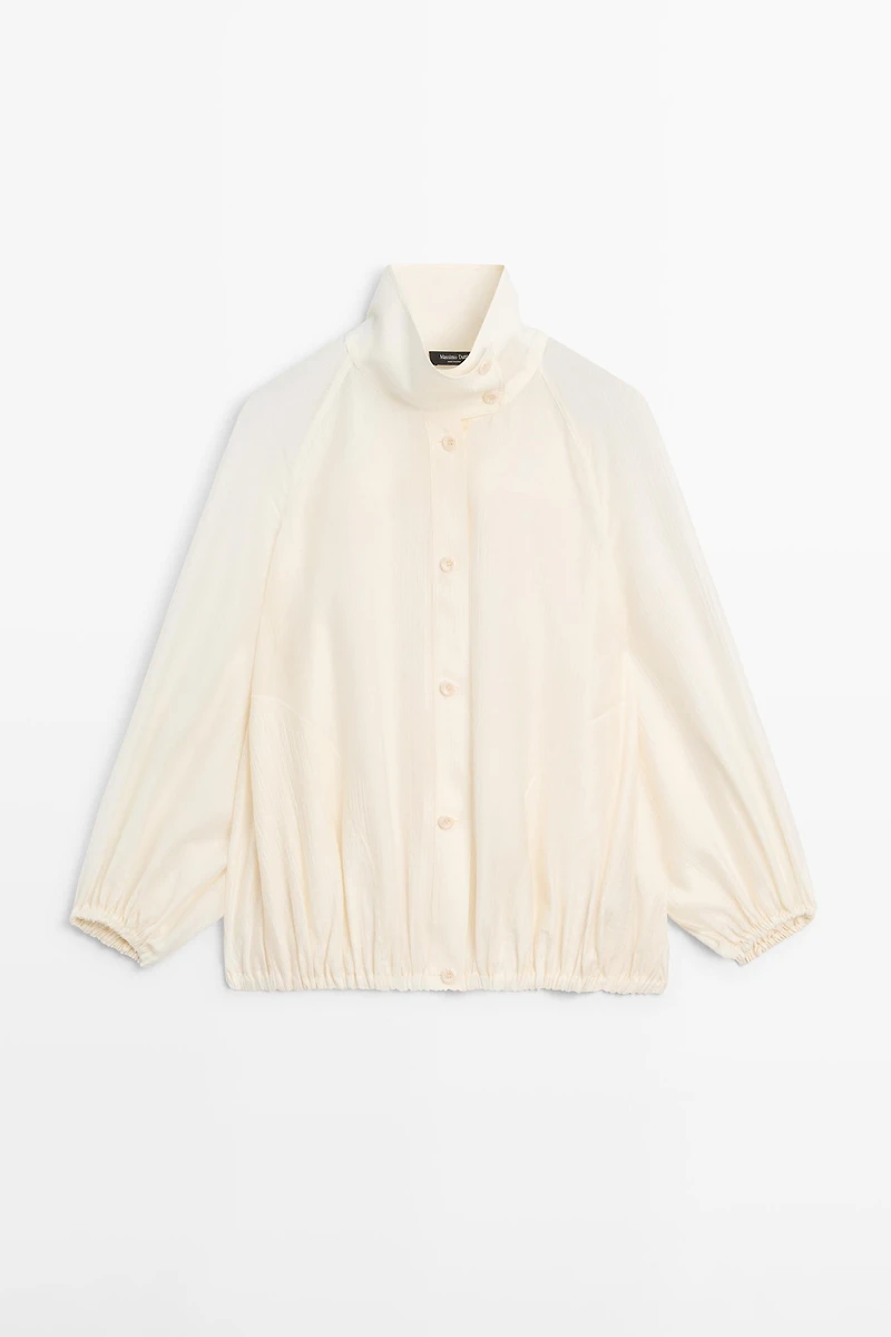Veste bomber transparente