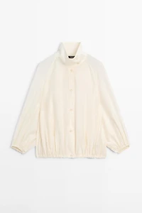 Veste bomber transparente