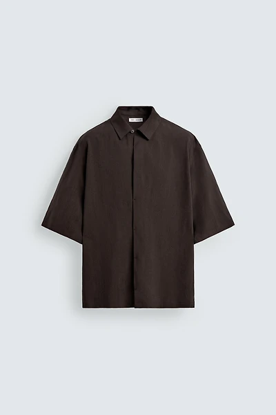 RELAXED FIT FLOWY SHIRT