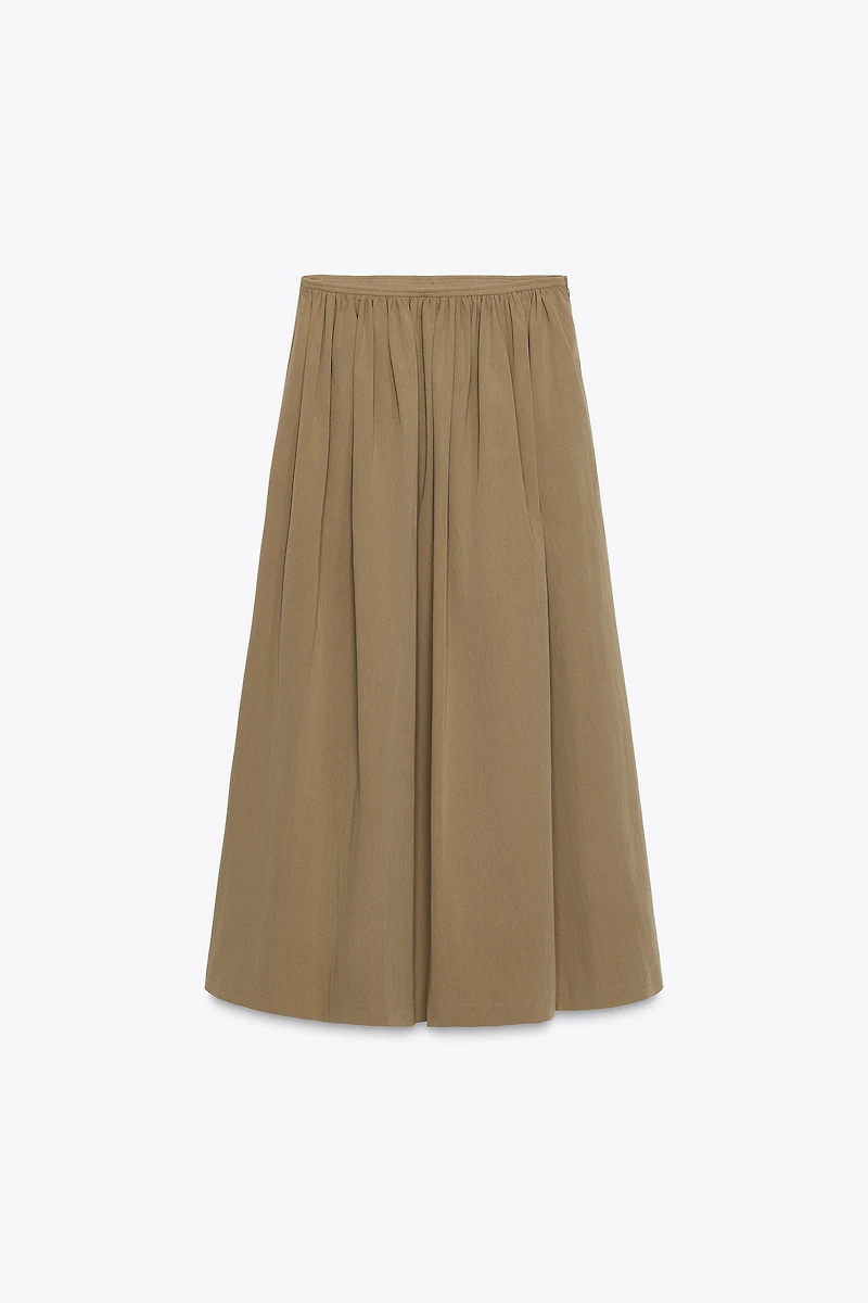 ZW COLLECTION CAPE MIDI SKIRT