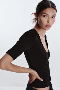 WASHED COTTON T-SHIRT