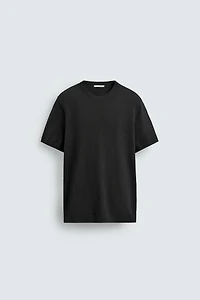 VISCOSE BLEND KNIT T-SHIRT