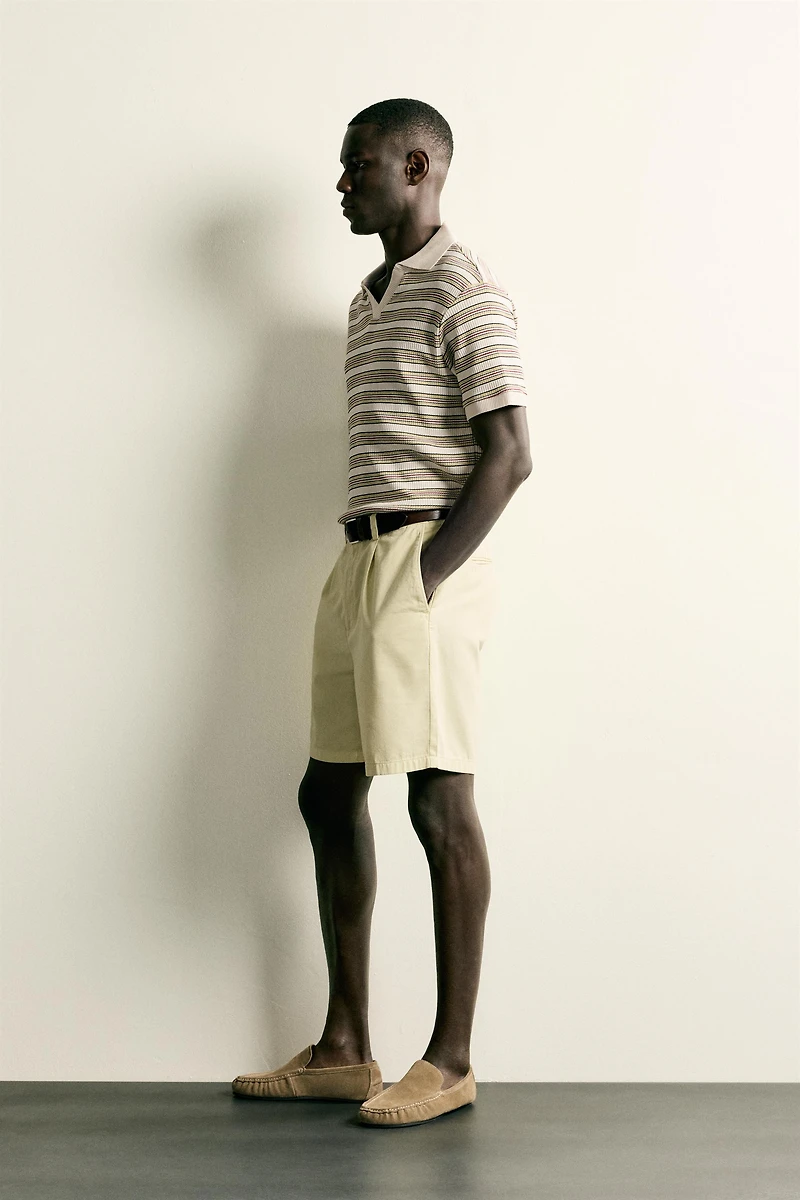 POLO REGULAR FIT À RAYURES